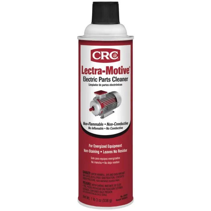 CRC Industries 5018 Lectra-Motive Electric Parts Cleaner, 19-oz.