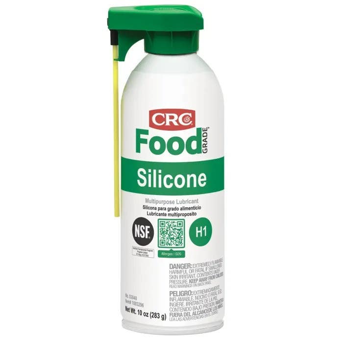 CRC Industries 3040 Industrial Food-Grade Silicone Lubricant, 10-oz.