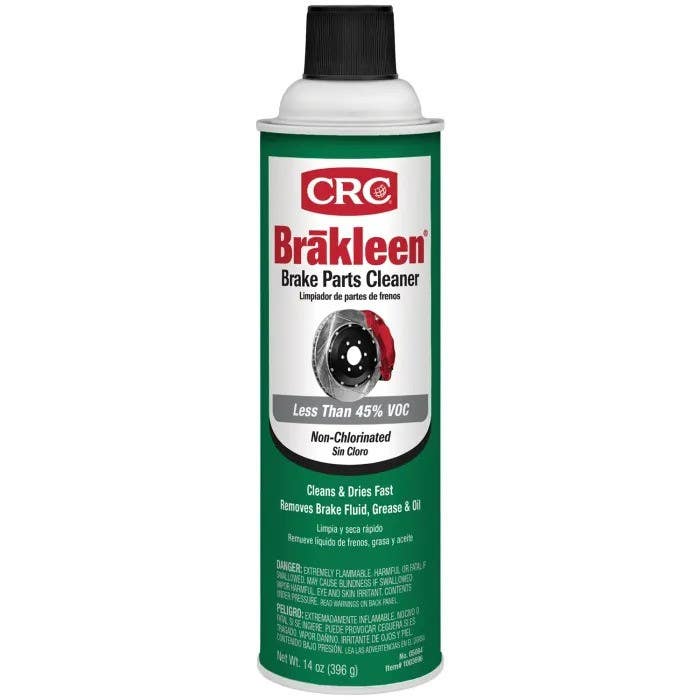 CRC Industries 5084 Non-Chlorinated Brakleen Brake Parts Cleaner, 14-oz.