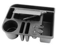 Custom Accessories 91135 12 Volt and 2.4 A USB Power Caddy & Interior Organizer, Black