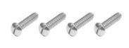 Custom Accessories 9336 License Plate Fastener, Stainless Steel, 4 PK