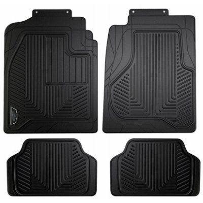 Custom Accessories 78990 Truck Floor Mat, Full-Coverage, Black Rubber