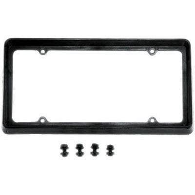 Custom Accessories 92502 License Plate Frame, Sport, Black ABS