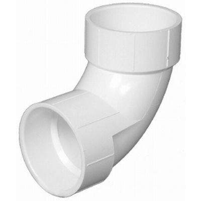 Charlotte Pipe & Foundry Company PVC 003 Schedule 40 DWV PVC Pipe Fitting, Sanitary Elbow