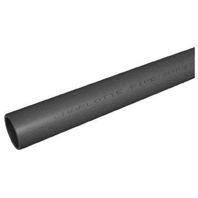 Charlotte Pipe & Foundry Company PVC100150600 Schedule 80 PVC Pipe, Plain End, 1.5 in x 20 ft