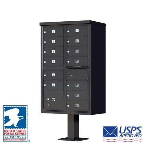 Authentic Parts 1570-13 Cluster Box Unit, 13 Tenant Boxes, Mailbox