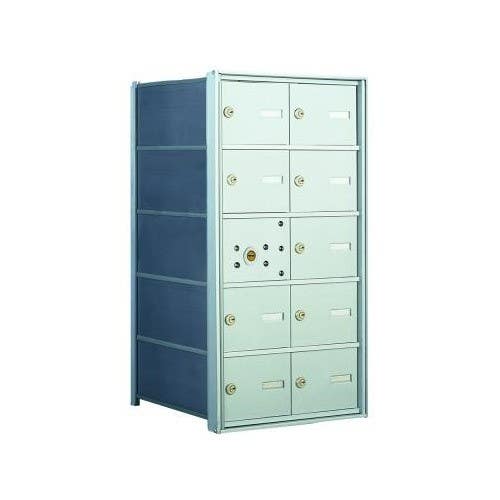 Authentic Parts 140052A 1400 Series Horizontal Mailboxe, 9 Tenant Doors with 1 Master Door
