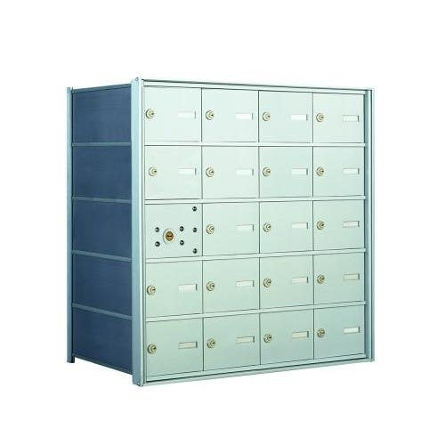 Authentic Parts 140054A 1400 Series Horizontal Mailboxe, 19 Tenant Doors with 1 Master Door