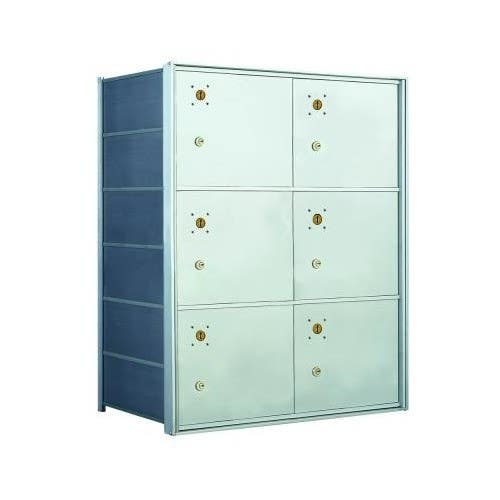 Authentic Parts 140064PLA 6 Parcel Lockers - 1400 Series USPS Approved