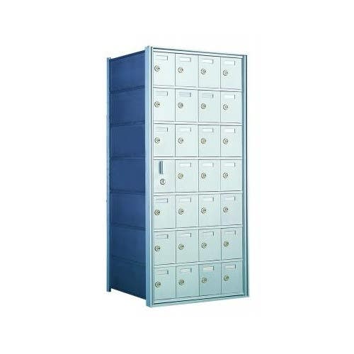 Authentic Parts 16007 1600 Series Front Loading, Recess-Mounted Horizontal Mailbox, 39" Height