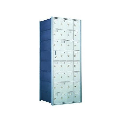 Authentic Parts 16008 1600 Series Front Loading, Recess-Mounted Horizontal Mailbox, 44-7/16" Height