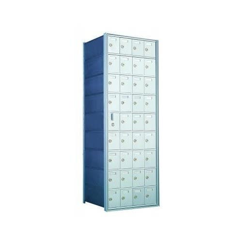 Authentic Parts 16009 1600 Series Front Loading, Recess-Mounted Horizontal Mailbox, 49-13/16" Height