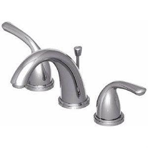 Homewerks Worldwide 204673 Lavatory Faucet, 2 Handles, Brushed Nickel
