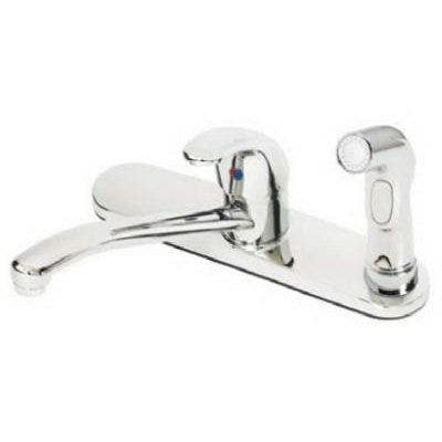 Homewerks Worldwide 204675 Kitchen Faucet With Side Spray, Single Lever, Chrome