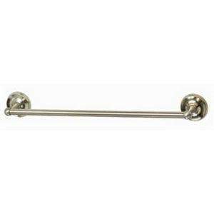 Homewerks Worldwide 231184 Rounded Towel Bar, Brushed Nickel, 18-In.