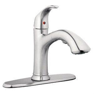 Homewerks Worldwide 24210 Kitchen Faucet with Pull-Out Spray, Single Loop Handle