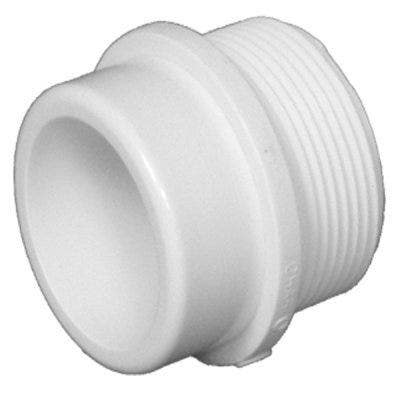 Charlotte Pipe & Foundry Company PVC 00111  0800HA Schedule 40 DWV Spigot x MIP Adapter, 1-1/2 in MPT