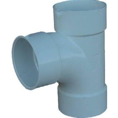 Charlotte Pipe & Foundry Company PVC 01400  0600HA Schedule 30 PVC DWV Sanitary Tee, 3 in