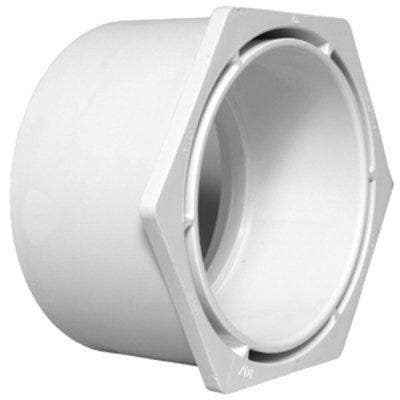 Charlotte Pipe & Foundry Company PVC 00107  1600HA Schedule 40 DWV Reducing Pipe Bushing, PVC, 4 x 2 in