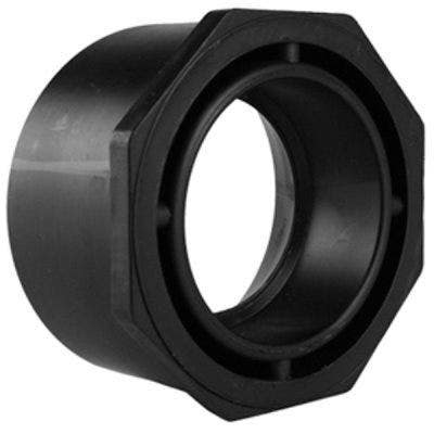 Charlotte Pipe & Foundry Company ABS 00107 ABS/DWV Reducing Bushing, Spigot x Hub