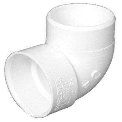 Charlotte Pipe & Foundry Company PVC 00333  0600HA Schedule 40 DWV PVC 90 Degree Vent Elbow, 1-1/2 in
