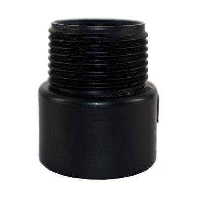 Charlotte Pipe & Foundry Company ABS 00109  1200HA ABS/DWV Male Adapter, 3 in, Hub x MIP