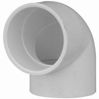 Charlotte Pipe & Foundry Company PVC 02300  5600HA Schedule 40 PVC Reducing Ell, 90 Degree, White, 1-1/2 x 1 in