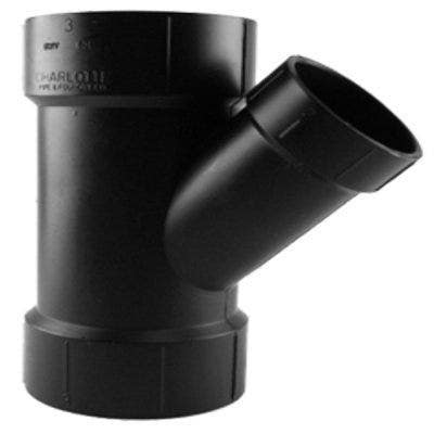Charlotte Pipe & Foundry Company ABS 00601 ABS/DWV Reducing Wye