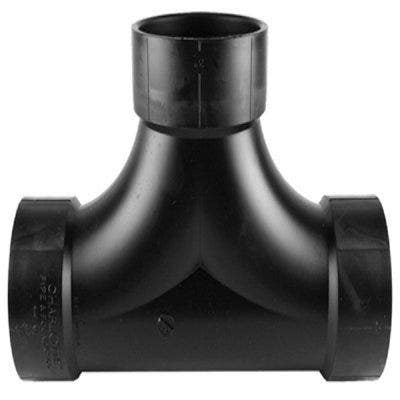Charlotte Pipe & Foundry Company ABS 00448  0 ABS/DWV Clean Out Tee, 2-Way