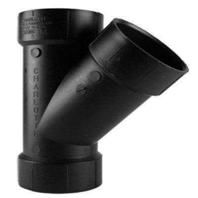 Charlotte Pipe & Foundry Company ABS 00600  1200HA ABS/DWV Wye, 4 in