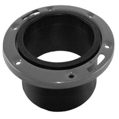 Charlotte Pipe & Foundry Company ABS 00811  0600HA ABS/DWV Closet Flange, 4 x 3 in