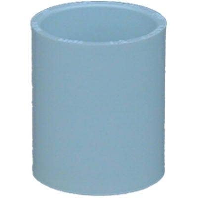 Charlotte Pipe & Foundry Company PVC 02100D 0800HA Schedule 40 PVC Pressure Extended Socket Coupling, 3/4 in