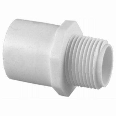 Charlotte Pipe & Foundry Company PVC 02103  0600HA Riser Extender, Male x Female Thread, 1/2 x 1/2 in