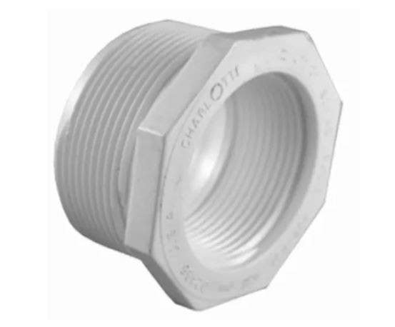 Charlotte Pipe & Foundry Company PVC 02112  2400HA Schedule 40 Reducing Pipe Bushing, White