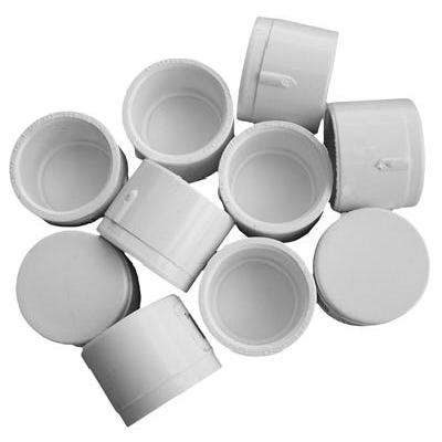 Charlotte Pipe & Foundry Company PVC 02116C Schedule 40 PVC Cap, 10 Pack