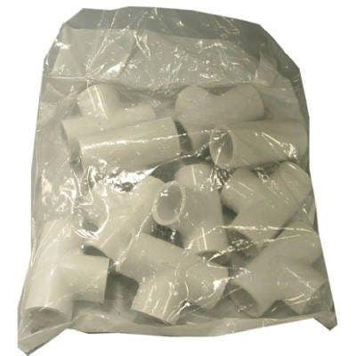 Charlotte Pipe & Foundry Company PVC 02400C Schedule 40 Pressure Tee, 10 Pack