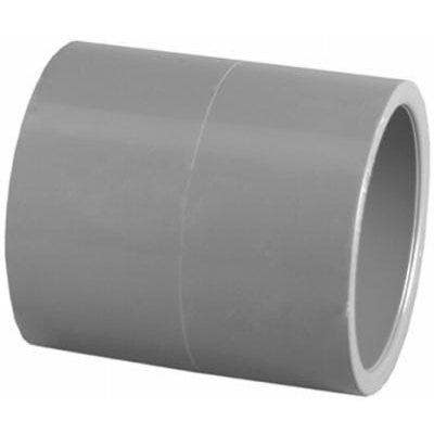 Charlotte Pipe & Foundry Company PVC 08100 Schedule 80 PVC Coupling, Gray, Slip x Slip