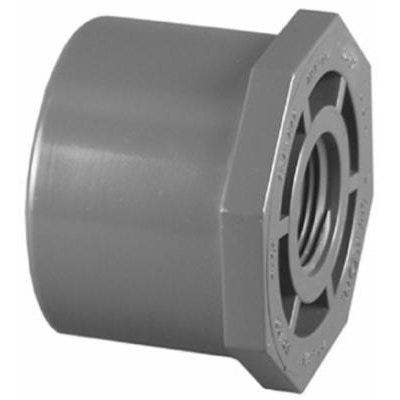 Charlotte Pipe & Foundry Company PVC 08108 Schedule 80 PVC Spigot x FPT Reducer Bushing (Flush Style)