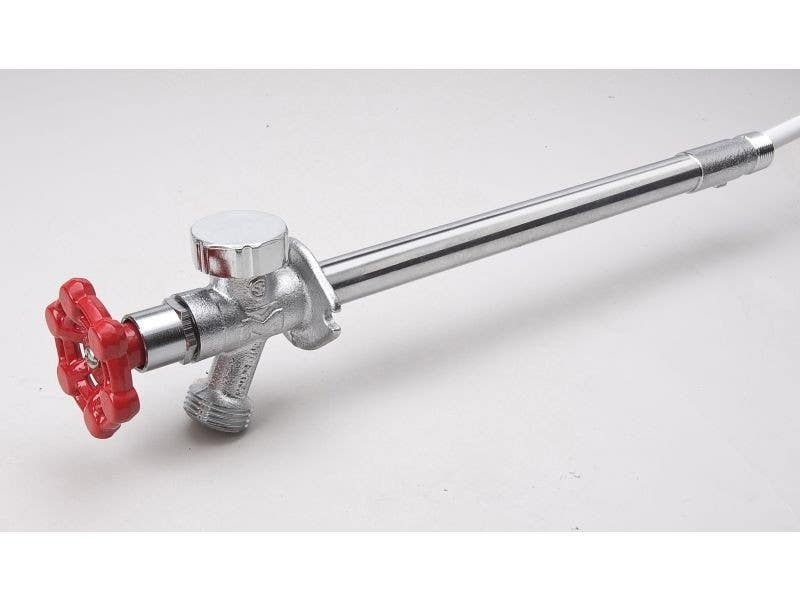 BK Products 104-513 Anti-Siphon Frost Free Sillcock Valve, Brass, Multi Turn, 1/2 x 3/4 x 6 In.