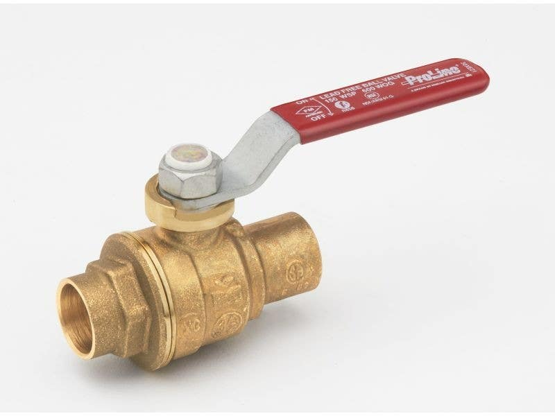 BK Products 116-4-12-12 Ball Valve, Lead Free, 1/2-In. Solder