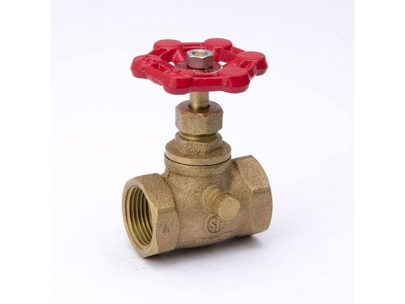 BK Products 220-2-12-12 Threaded Stop & Waste Valve, Lead-Free Brass, 1/2-In.