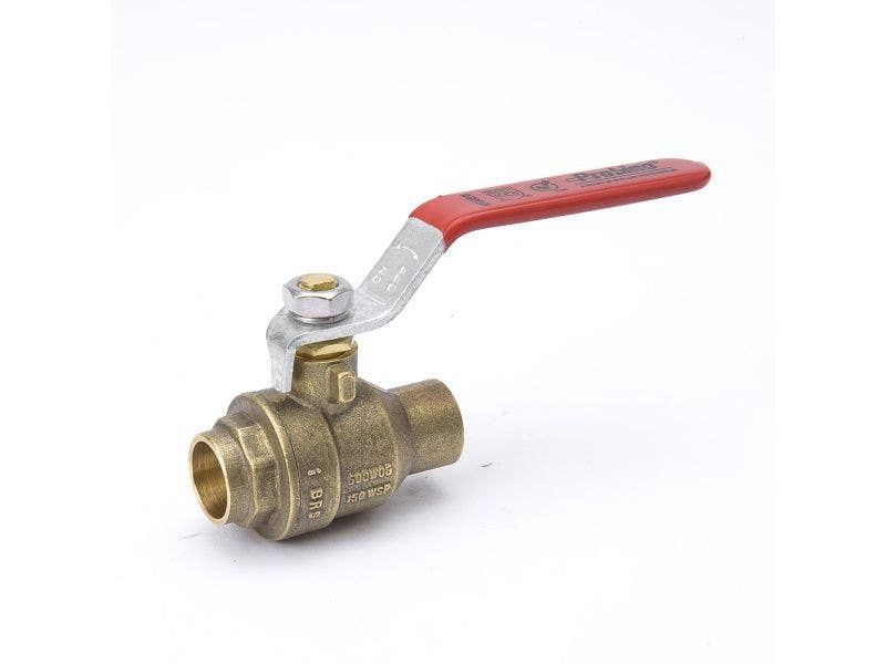 BK Products 107-553NL Stop & Waste Ball Valve, Lead Free, Forged Brass, 1/2-In.