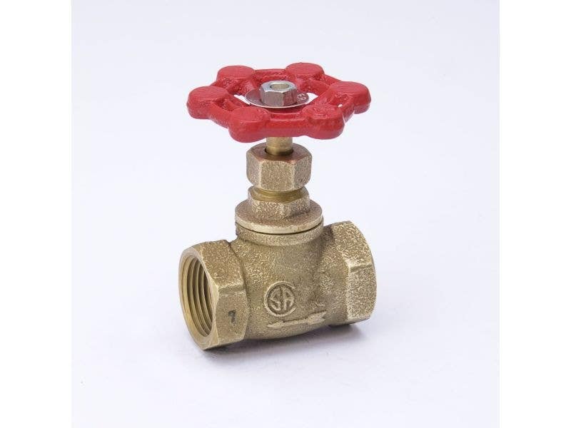 BK Products 230-2-12-12 Brass 1/2-in FIP x 1/2-in FIP Stop Valve - Lead-Free