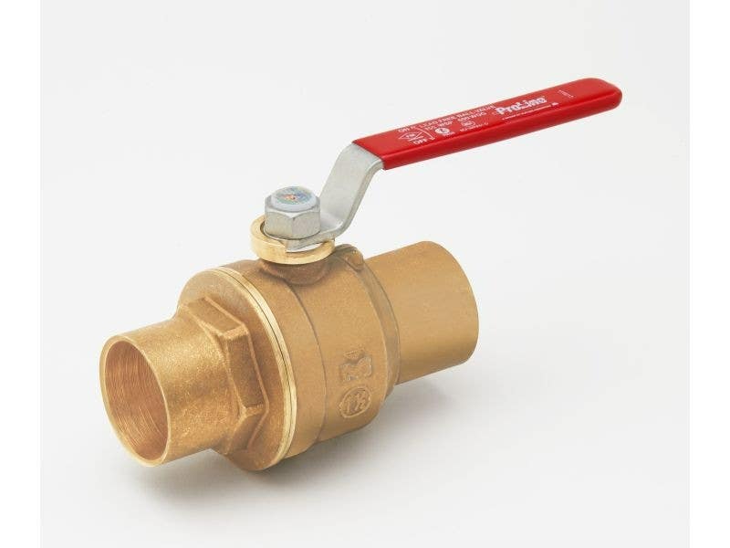 BK Products 107-456NL Solder Ball Valve, Lead-Free, 1-1/4-In.