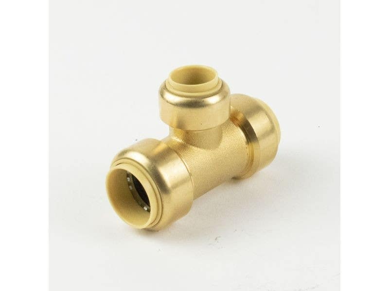 BK Products 6632-443 Push-On Pipe Tee, 3/4 x 3/4 x 1/2 In. Copper