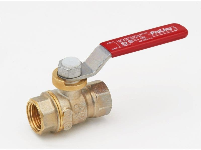 BK Products 107-00 Full-Port Ball Valve, Forged Brass, Female Pipe Thread
