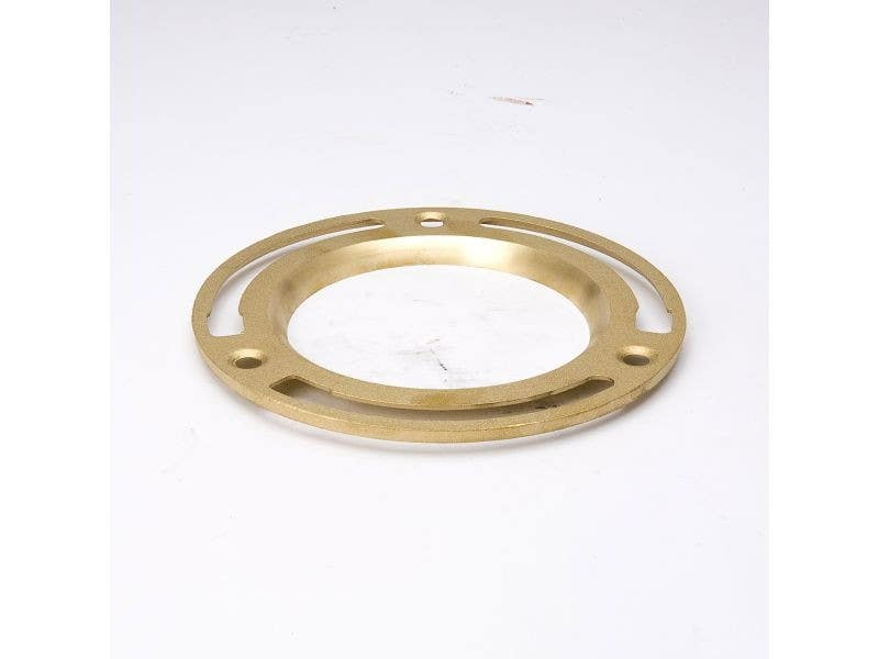 BK Products 152-000 Brass Closet Flange, 4-In. Diameter