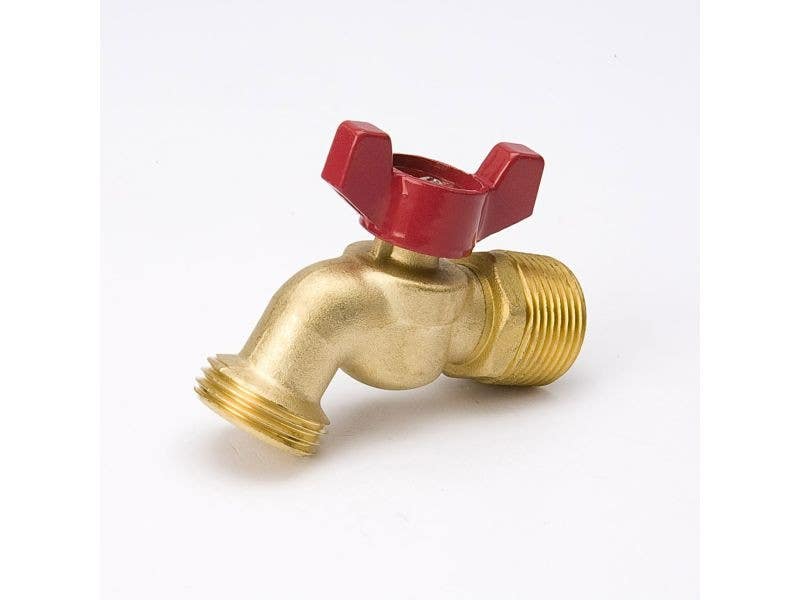 BK Products 103-054HN Hose Bibb Valve, Quarter-Turn, 3/4-In. Hose