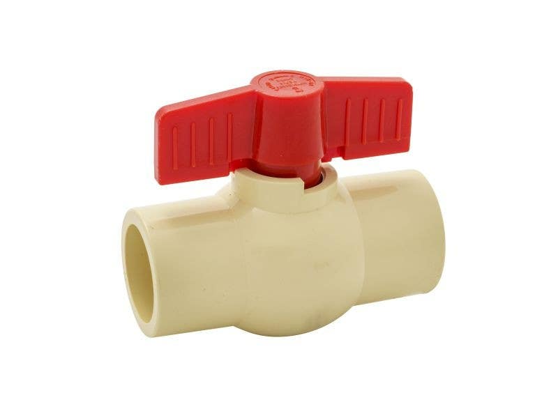 BK Products 107-125 CPVC Pipe Fitting, Ball Valve, 1-In.