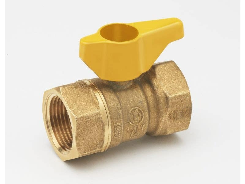 BK Products 110-125 Gas Ball Valve, Brass, 1-In.